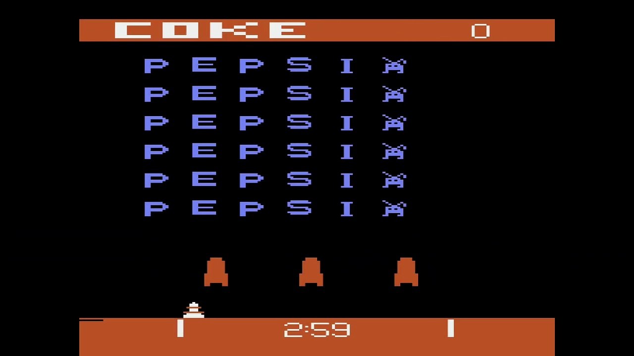 [Longplay] - Pepsi Invaders - Atari 2600 (1080p 60fps)
