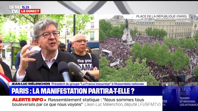 Manifestation statique: pour Jean-Luc Mélenchon, c'est une façon d'entretenir un climat qui est très malsain