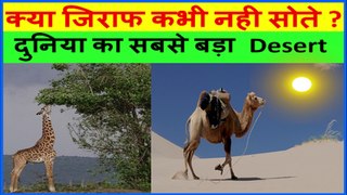 Top 15 Amazing Random Facts in Hindi | Largest Desert in The World | SainiTalk