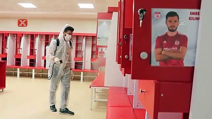 Yeni 4 Eylül Stadyumu dezenfekte edildi