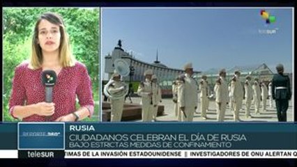 Celebran Día Nacional de Rusia bajo medidas de restricción por COVID19