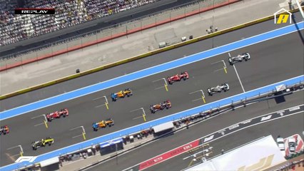 من أعلى نقطة.. كيف بدت سيارات الفورمولا1 أثناء الانطلاقة الصاروخية؟