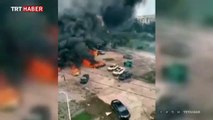 Çin'de yakıt tankeri patladı: 10 kişi hayatını kaybetti
