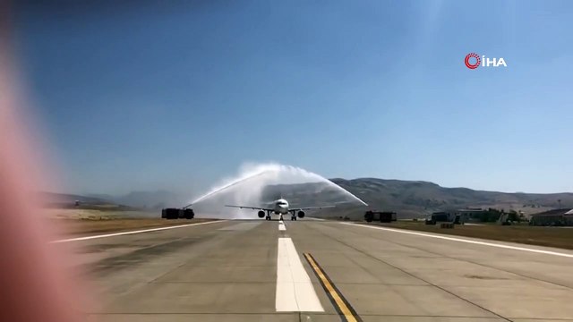 Siirt'te uçak seferleri uzun bir aradan sonra tekrar başladı