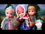 Disney Frozen Toddler Dolls Olaf Princess Anna Princess Elsa Kristoff Sven 2014 Deluxe Collector Set