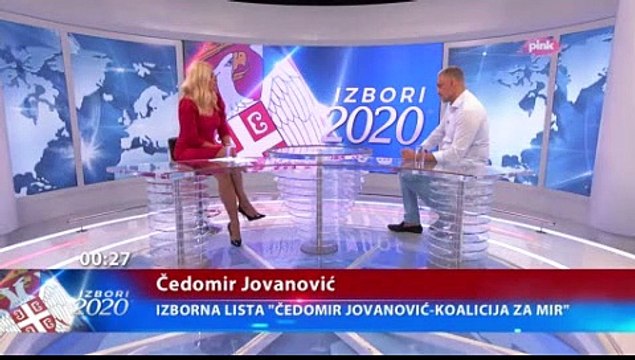IZBORI 2020 / Čedomir Jovanović KOALICIJA ZA MIR