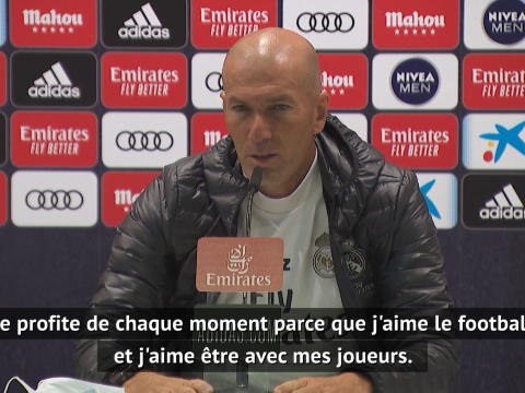 28e j. - Zidane : Je me donnerai à fond jusqu'à la fin
