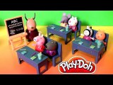 Play Doh Peppa Pig Classroom Back to School Playset Learn the ABC with PlayDough - Vamos a Escuela