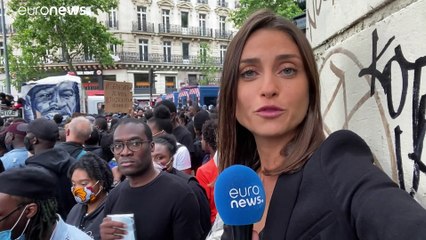 La muerte de George Floyd en Estados Unidos resuena con fuerza en Francia