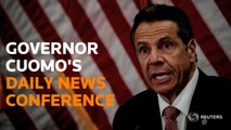 New York Governor Cuomo is set to make an announcement at his daily briefing