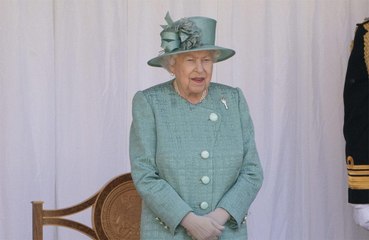 Queen Elizabeth's socially distanced Trooping of the Colour