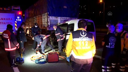 Başkentte trafik kazası: 2 ölü - ANKARA