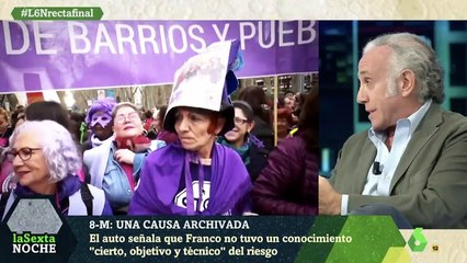 Eduardo Inda sobre que haya archivado el caso del 8M