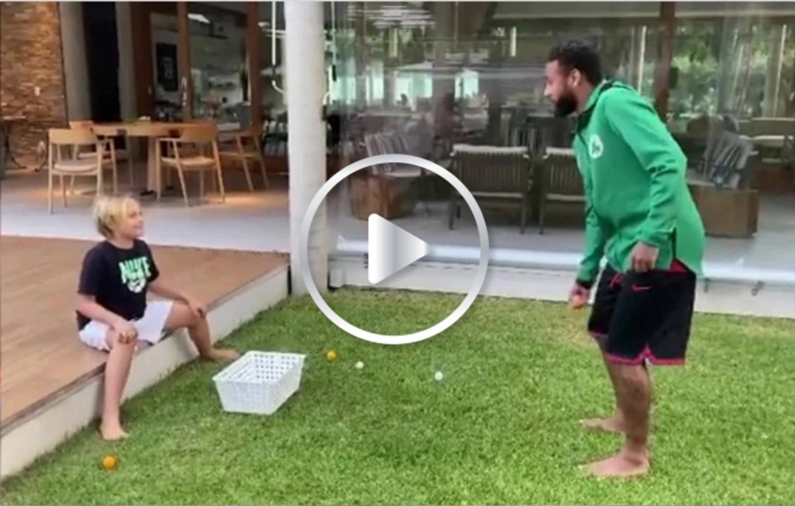 ¡A su propio hijo!. Neymar y una broma poco feliz