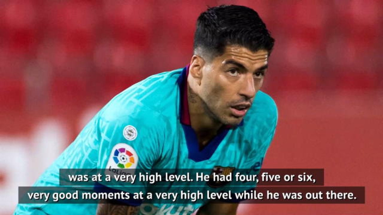 Barca coach Setien thrilled to see Suarez return in Mallorca win