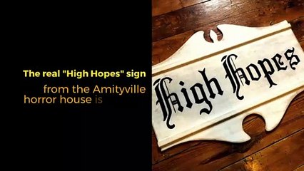 The Real "High Hopes" Sign