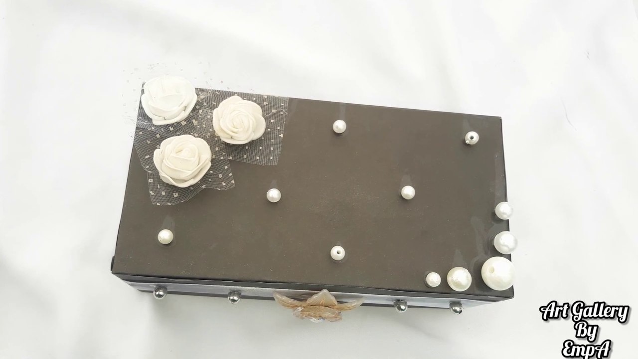 How to convert your mobile box  into jewellery box||Reuse of mobile box