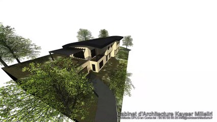 Résidence d'architecte contemporaine & écologique de standing de 4 appartements en Corse du Sud