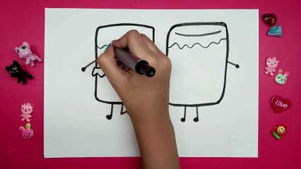 How to make cute marshmallows | Art for kids | Anygraphy