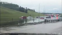 Flash flooding hits Calgary in Canada after tornadoes touch down