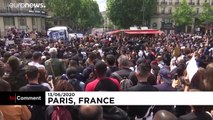 تصاویری از تظاهرات هزاران نفری ضدنژادپرستی در پاریس