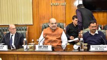 Shah holds meeting with Kejriwal over rising corona cases