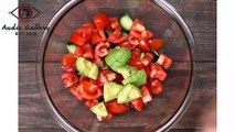 Cucumber, Tomato, and Avocado Salad