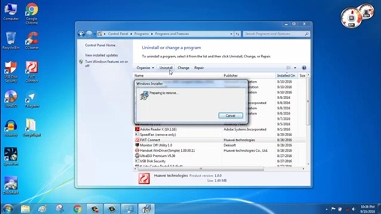 Learn To Remove/Uninstall the Unwanted Apps/Software From You Windows 7 PC/Laptop