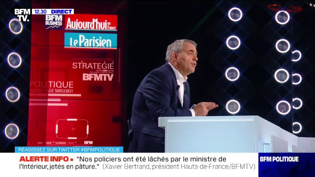 Xavier Bertrand attend de l'allocution d'Emmanuel Macron des mots forts, justes sur ceux qui sont partis