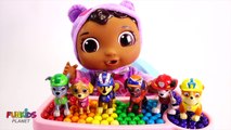 Learn Colors Feeding Baby Cece Rainbow Gumballs Doc McStuffins Disney Jr Get Better Playset!