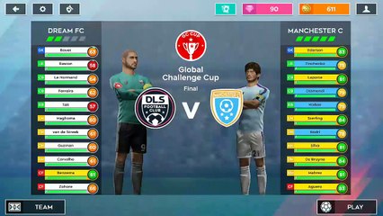Global Challange club final DFC VS MANCHESTER C. DLS 2020