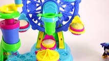 PAW PATROL Pups Feeding Baby Marshall Play Doh Ice Cream & CupCakes - Fun Kids Toys