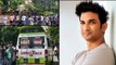 Watch: Crowd Gathers Outside Sushant Singh Rajput's Residence