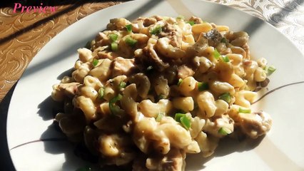Chicken Pasta with White Sauce