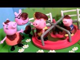 Peppa Pig Roundabout Playground Muddy Puddles Playset Play-Doh Mummy Daddy Nickelodeon toys