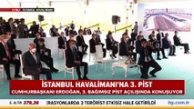 İstanbul Havalimanı'nın yeni pisti açıldı... Aynı anda 3 uçak havalandı