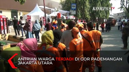 Warga Pademangan Rapid Test Massal. Antrian Sampai Mengular.