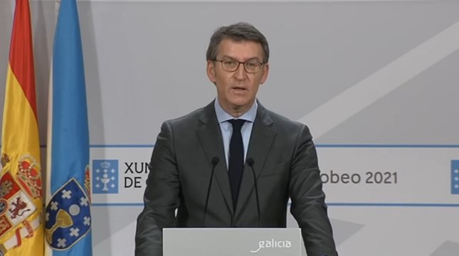 Feijóo, preocupado por la apertura de fronteras el 21