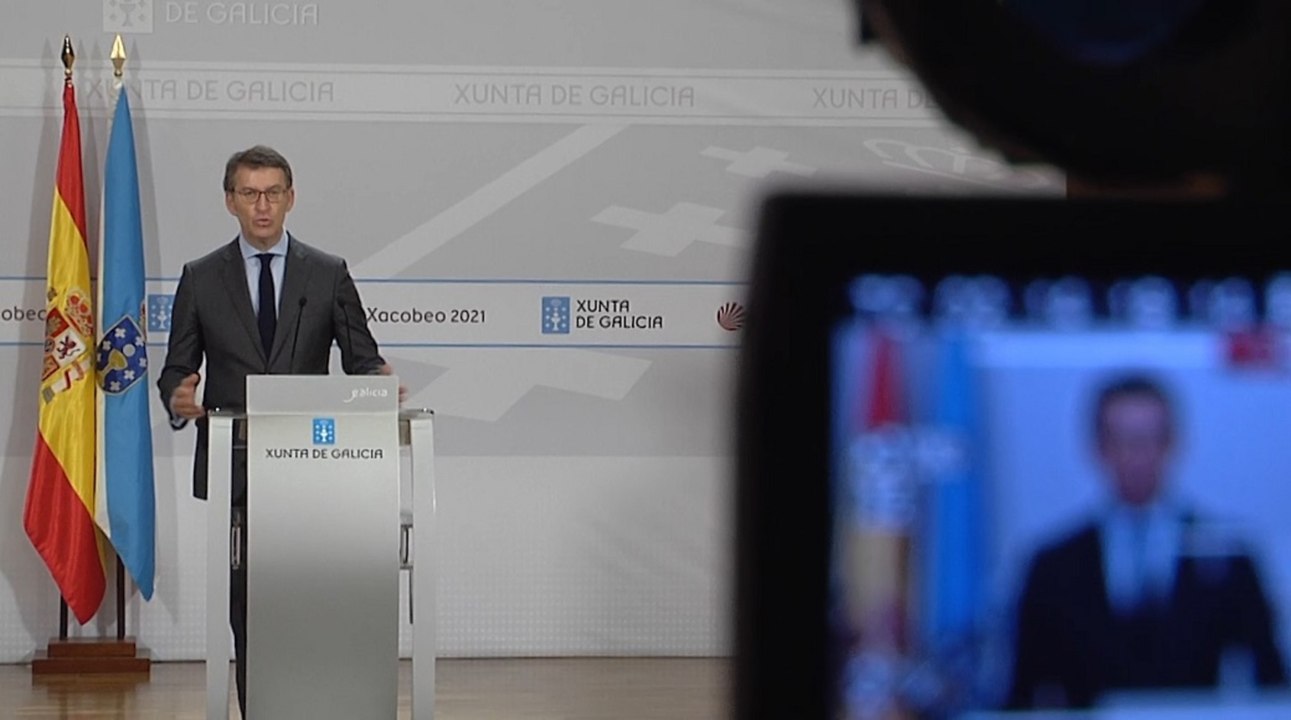 Feijóo comparece tras una nueva videoconferencia entre Sánchez y CCAA