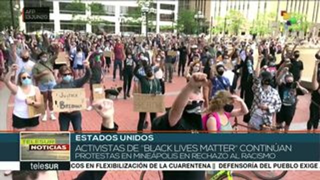 EE.UU.: activistas de Black Lives Matter protestaron en Minneapolis