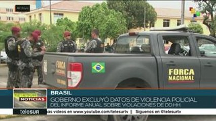 Brasil: gobierno excluyó datos de violencia policial de informe anual