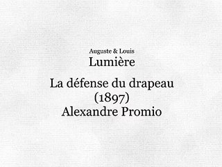 La défense du drapeau (La efensa de la bandera) [1897]