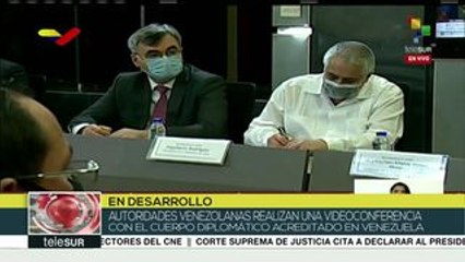 Venezuela: se realiza videoconferencia con el cuerpo diplomático