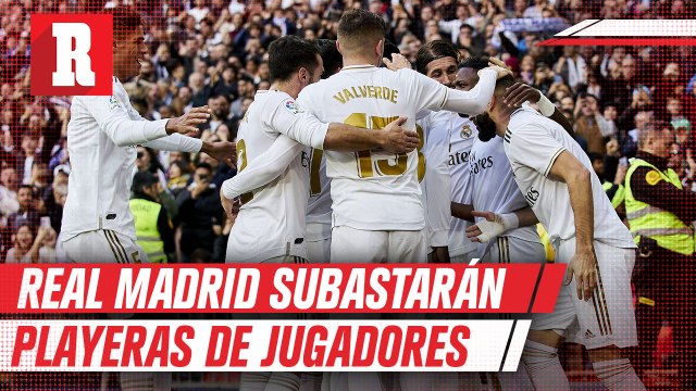 Real Madrid subastará playeras utilizadas de jugadores