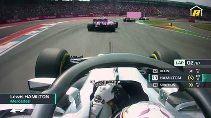 من المركز 14 إلى المركز 5 في 4 لفات فقط.. هاميلتون وانطلاقة تاريخية لا تنسى