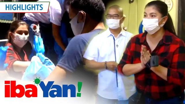 Angel Locsin hands out donations for Fr. Flavie's drive for the homeless | Iba 'Yan