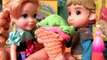 Play-Doh Scoops 'N Treats Disney Frozen Anna ♥ Kristoff Having Ice Cream Waffle Cones Play Dough
