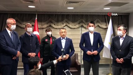 Cumhurbaşkanı Yardımcısı Oktay: 'Bir korucumuzu kaybettik, 18 yaralımız var'