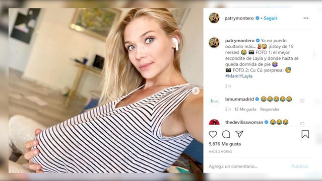 Patricia Montero bromea con un nuevo embarazo