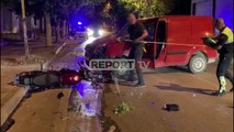 Report TV -Aksident në Levan, makina përplaset me një motor, plagoset 23-vjeçari